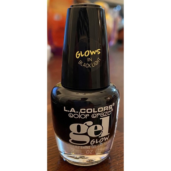 LA Colors Color Craze Gel Glows Nail Polish -13ml 0.44oz- #331 Fallen Angel NEW - Picture 1 of 1